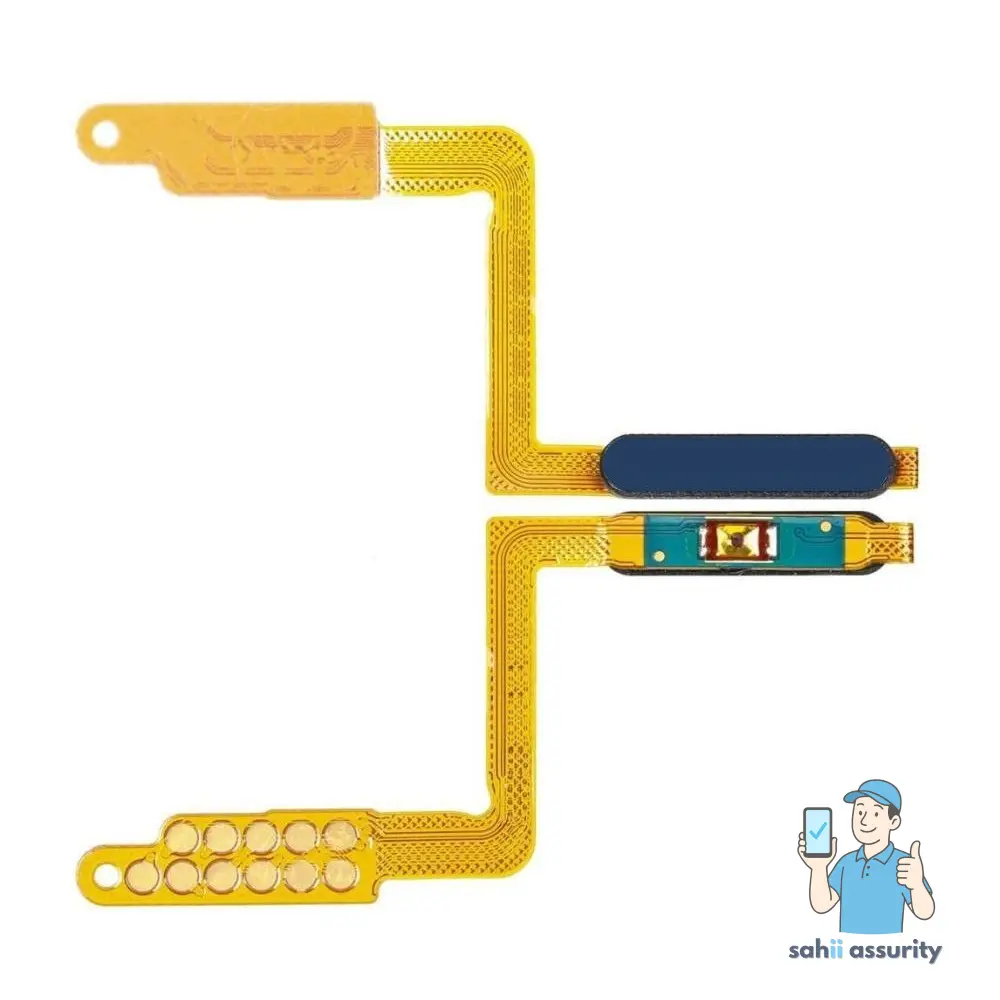 Fingerprint Sensor with Flex Cable for Samsung Galaxy A7 2018 Blue